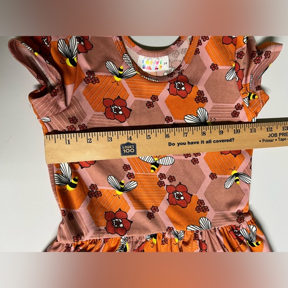Dot Dot Smile Ballerina Style Bumble Bee Swing Dress Girls 5/6 - Picture 6 of 7